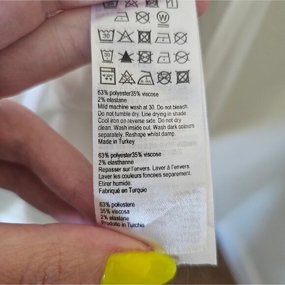 AllSaints Off the Shoulder Oversized Top - Picture 7 of 7